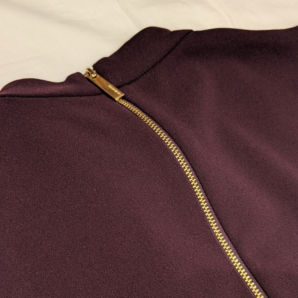Calvin Klein Plum Sheath Dress, Size 4 - Picture 2 of 4